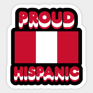 Proud Hispanic Sticker